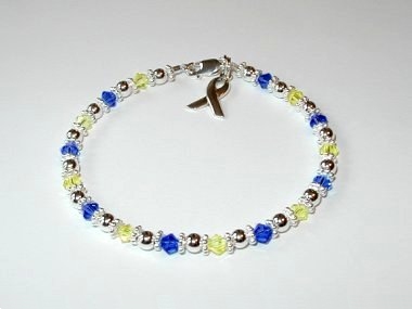 Down Syndrome Awareness Bracelet - Swarovski® Crystal & Sterling Silver (Original)