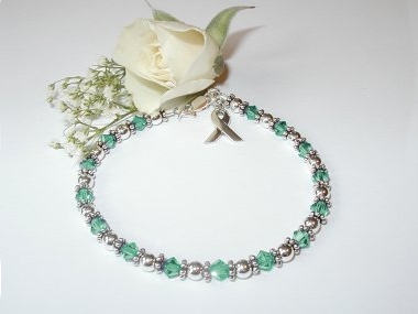 Scleroderma Awareness Bracelet - Swarovski® Crystal & Sterling Silver (Original)