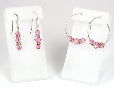 Swarovski® Crystal & Sterling Silver Earrings