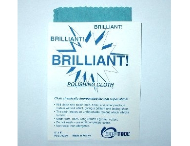 Brilliant Chemically-Treated Polishing Cloth