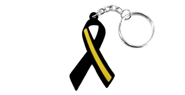 Thin Gold Line Keychains