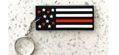 Thin Red Line Keychains