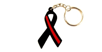 Thin Red Line Keychains