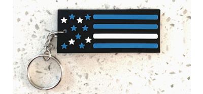 Thin White Line Keychains