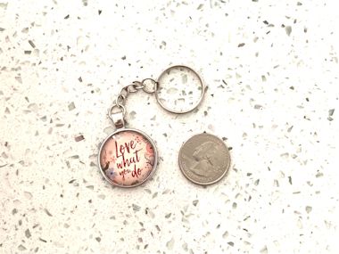 Love What You Do Pendant Keychain