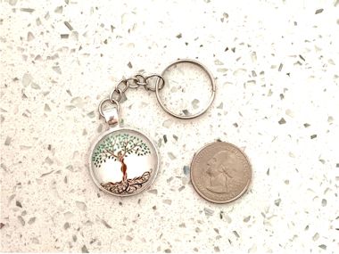 Mother Earth Tree of Life Pendant Keychain