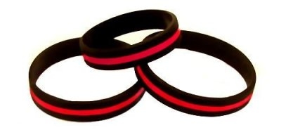 Thin Red Line Wristbands