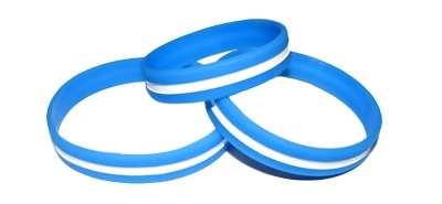 Thin White Line Wristbands